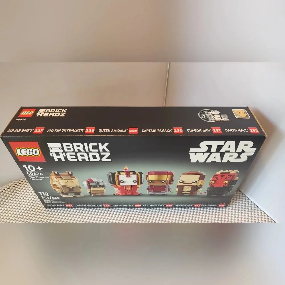 Lego BrickHeadz Star Wars 40676 The Phantom Menace 25 Years Of Star Wars Edition